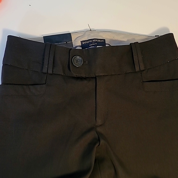 Black Suiting Trouser pant Size 6 Banana Republic Factory  NWT - Picture 3 of 6